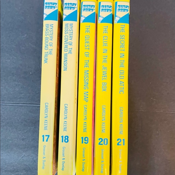Other - Nancy Drew Mystery Stories 5 Books  17 thru 21